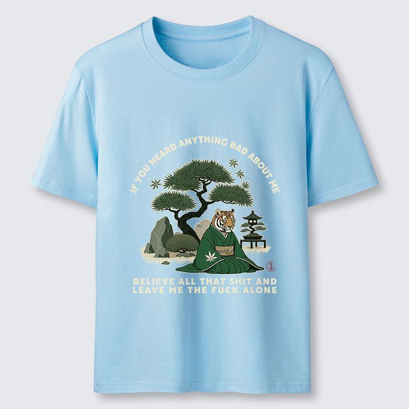 Tokyo-Tiger Funny Ukiyoe Tiger Samurai Zen Classic T-Shirt