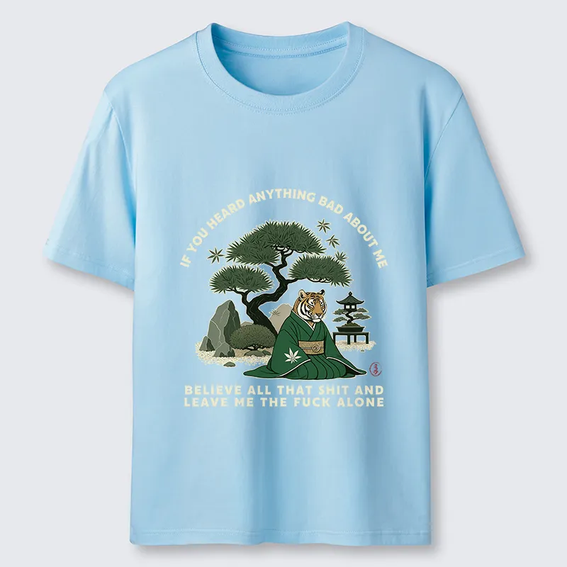 Tokyo-Tiger Funny Ukiyoe Tiger Samurai Zen Classic T-Shirt