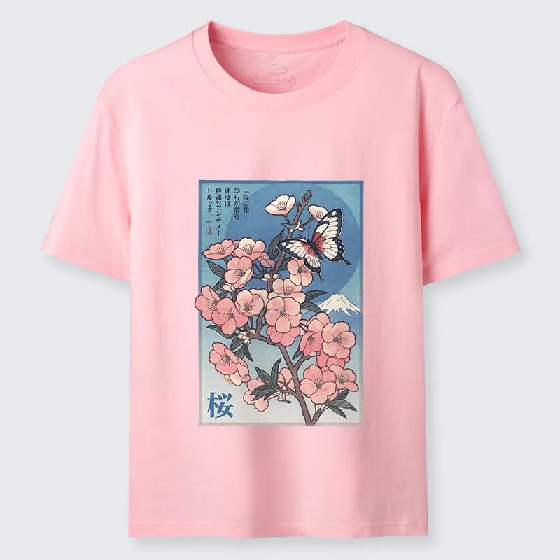 Tokyo-Tiger Ukiyoe Japanese Cherry blossoms Poster Classic T-Shirt