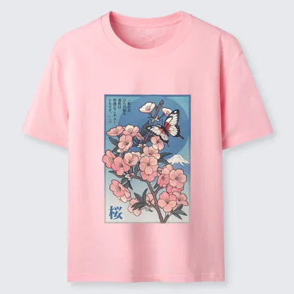Tokyo-Tiger Ukiyoe Japanese Cherry blossoms Poster Classic T-Shirt