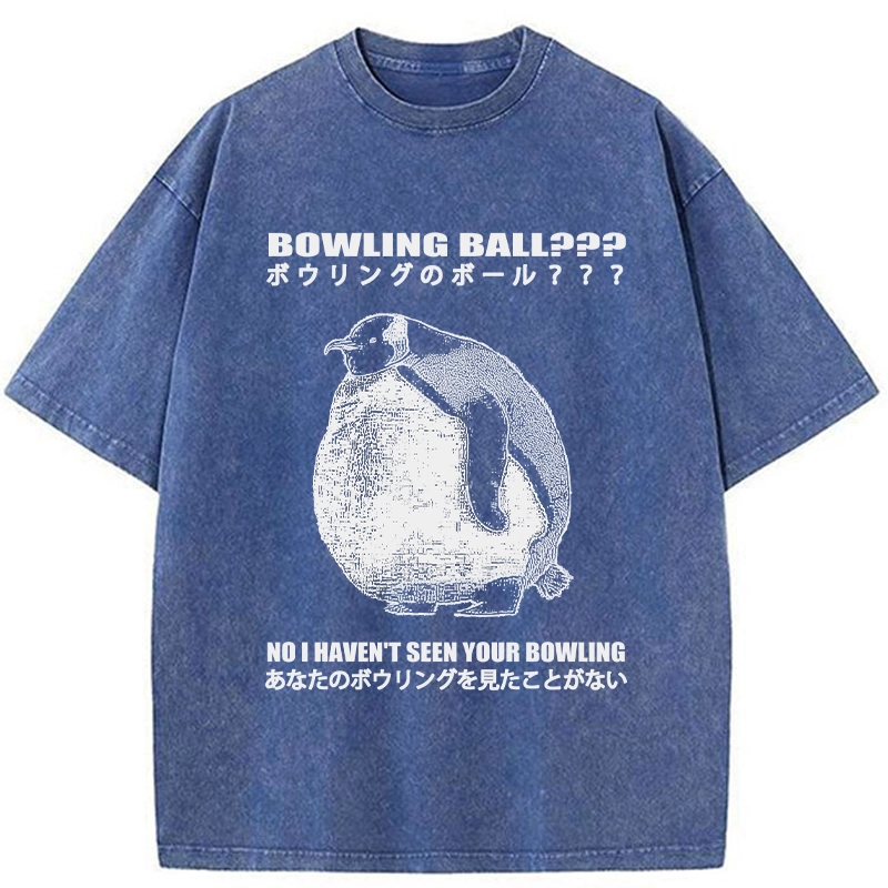 Tokyo-Tiger Where's My Bowling Ball Washed T-Shirt