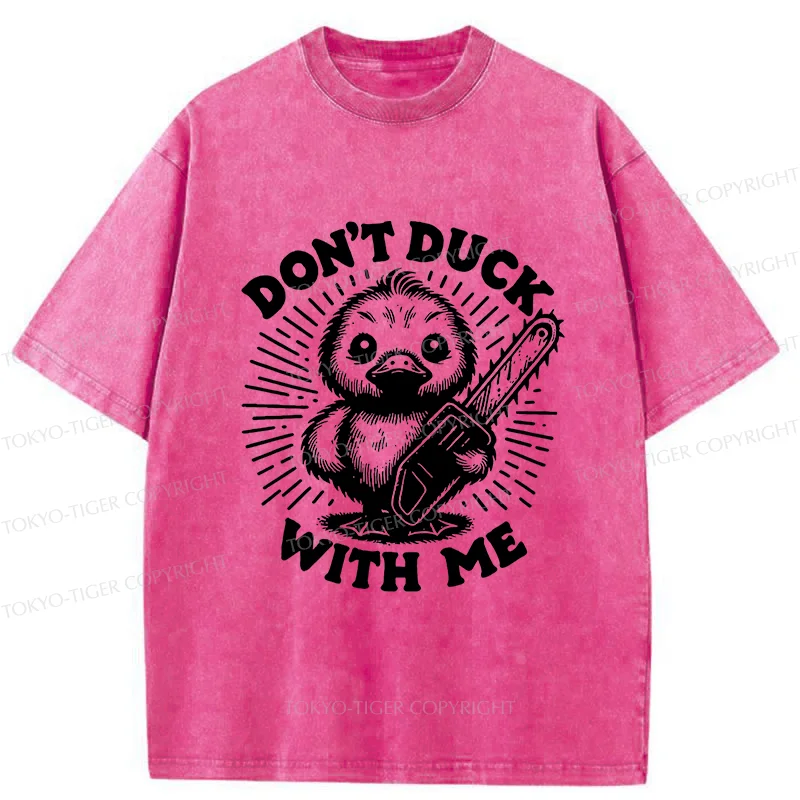Tokyo-Tiger Scary Duck Washed T-Shirt