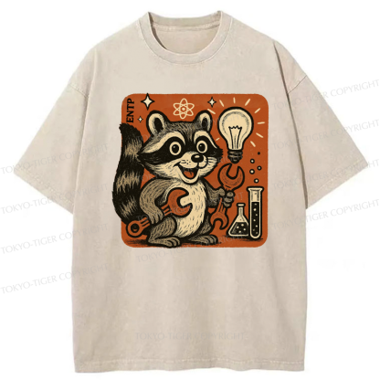 Tokyo-Tiger ENTP Raccoon Washed T-Shirt