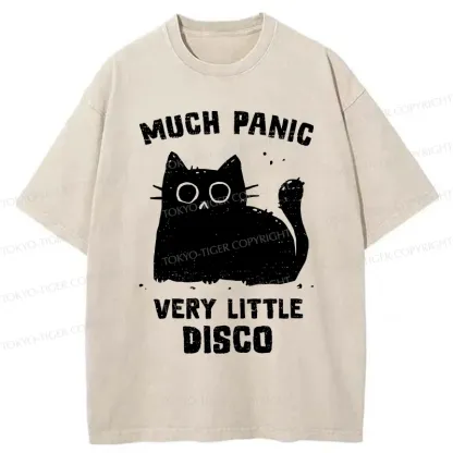 Tokyo-Tiger More Disco Funny Washed T-Shirt