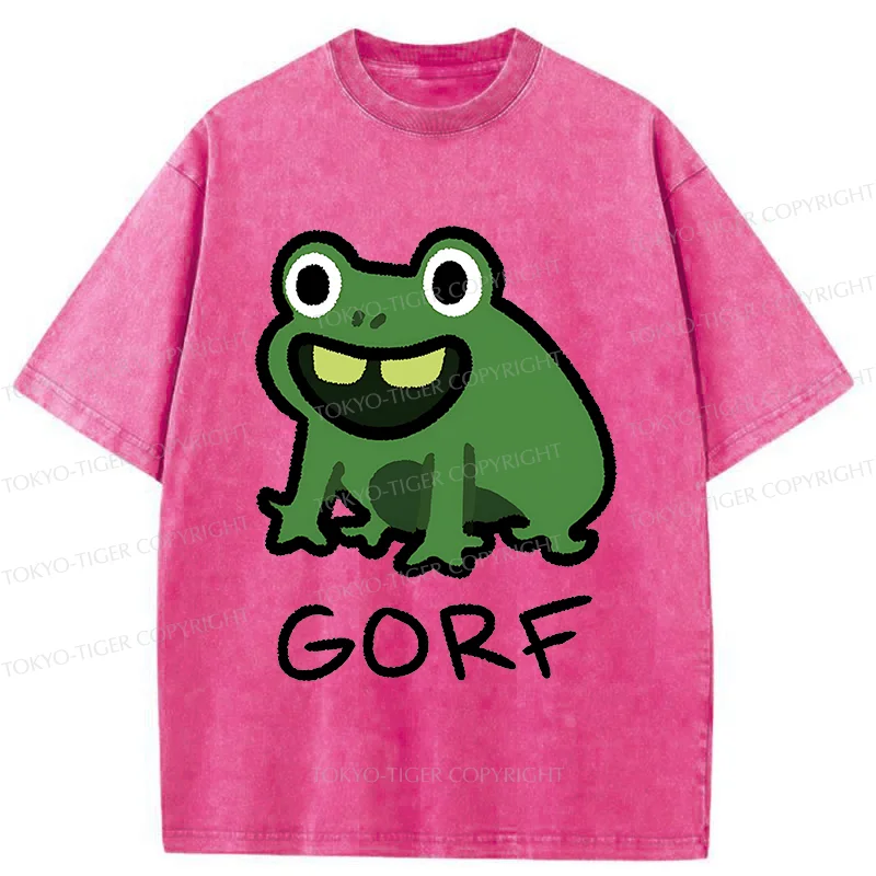 Tokyo-Tiger GORF Funny Washed T-Shirt