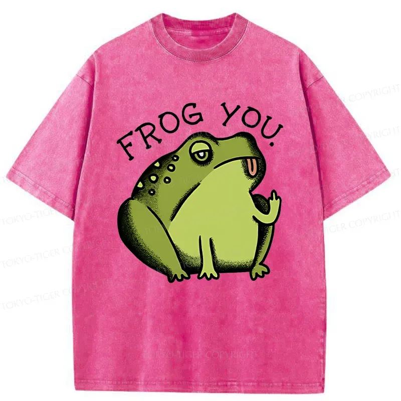Tokyo-Tiger Frog Taunt You Washed T-Shirt
