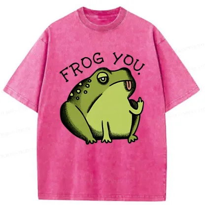 Tokyo-Tiger Frog Taunt You Washed T-Shirt