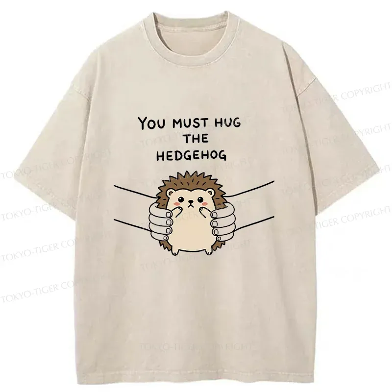 Tokyo-Tiger Accept Hedgehog Washed T-Shirt Sale