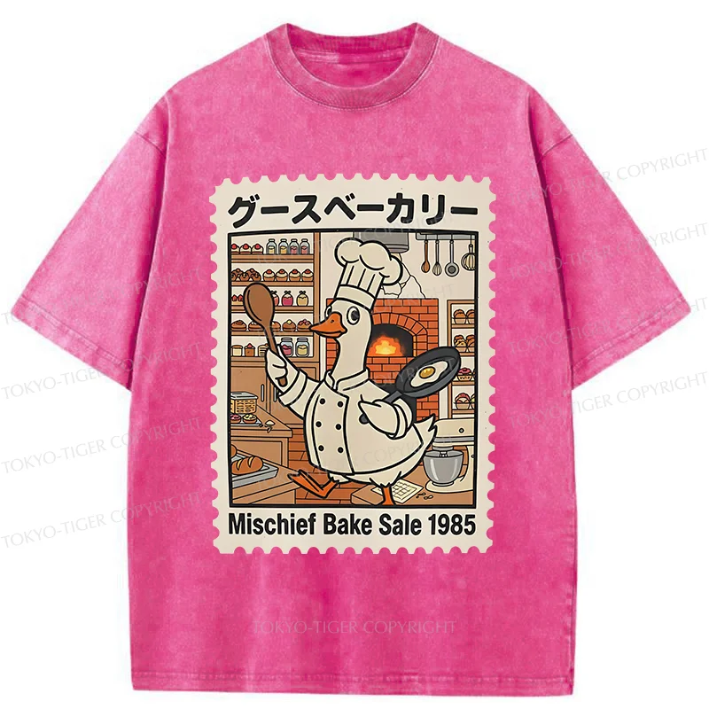 Tokyo-Tiger Stupid Goose Chef Washed T-Shirt