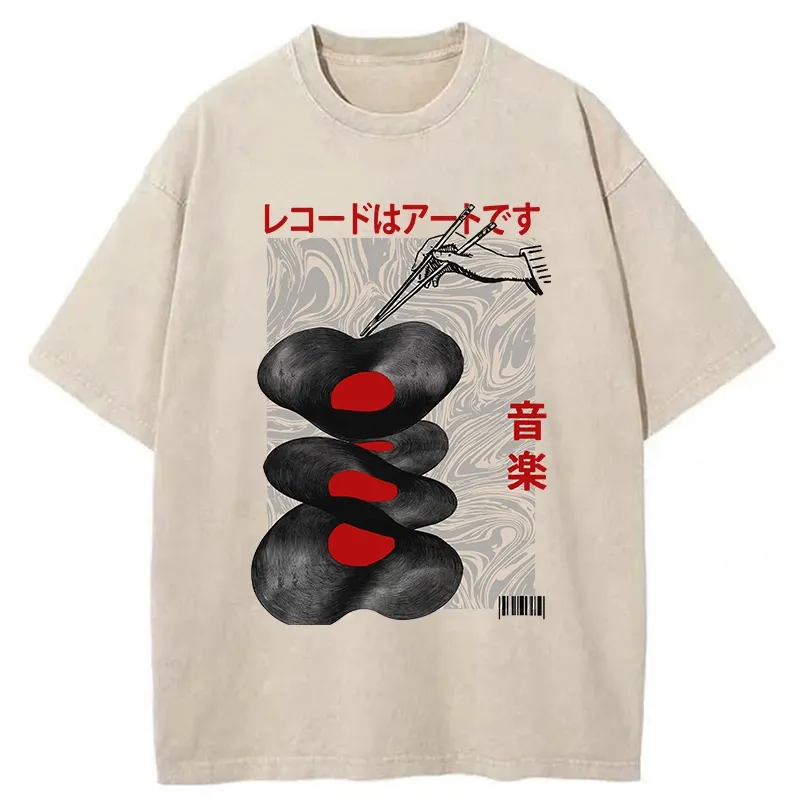 Tokyo-Tiger Vintage Japanese Music Washed T-Shirt