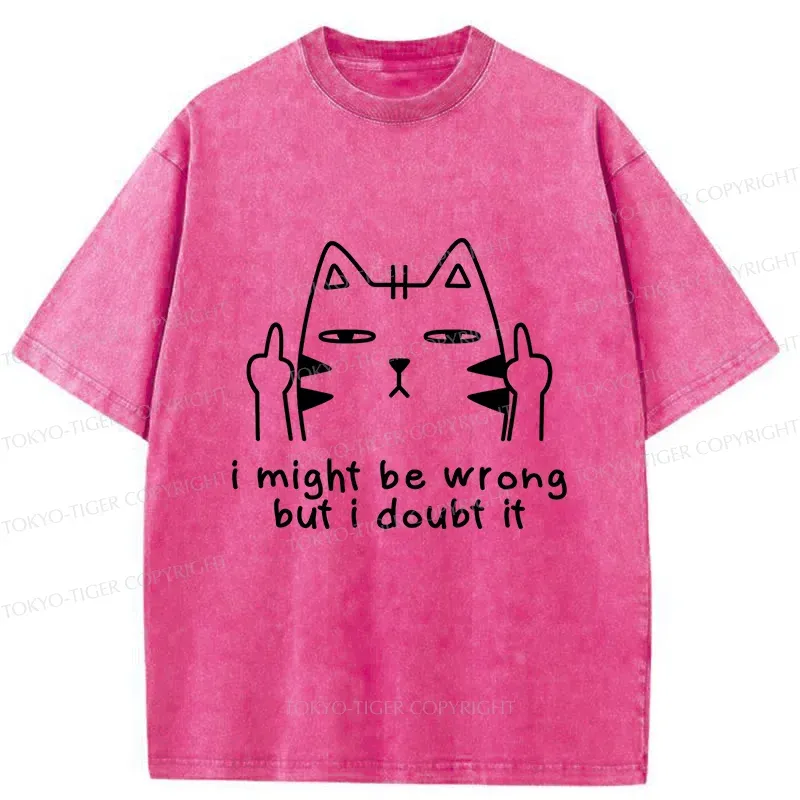 Tokyo-Tiger Cat Taunts You Washed T-Shirt