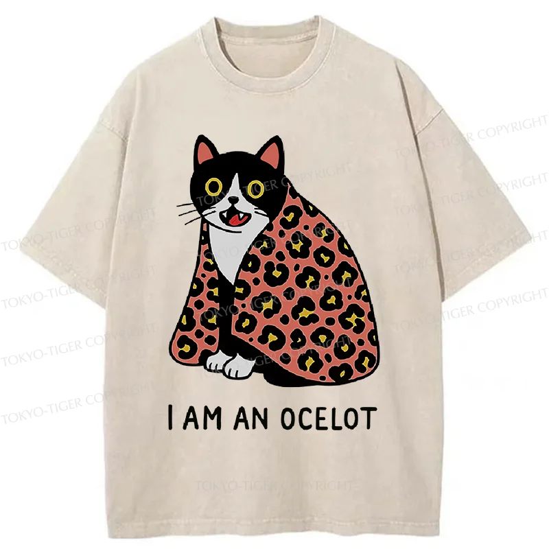 Tokyo-Tiger Ocelot Washed T-Shirt