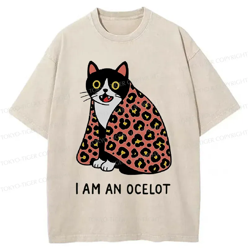 Tokyo-Tiger Ocelot Washed T-Shirt