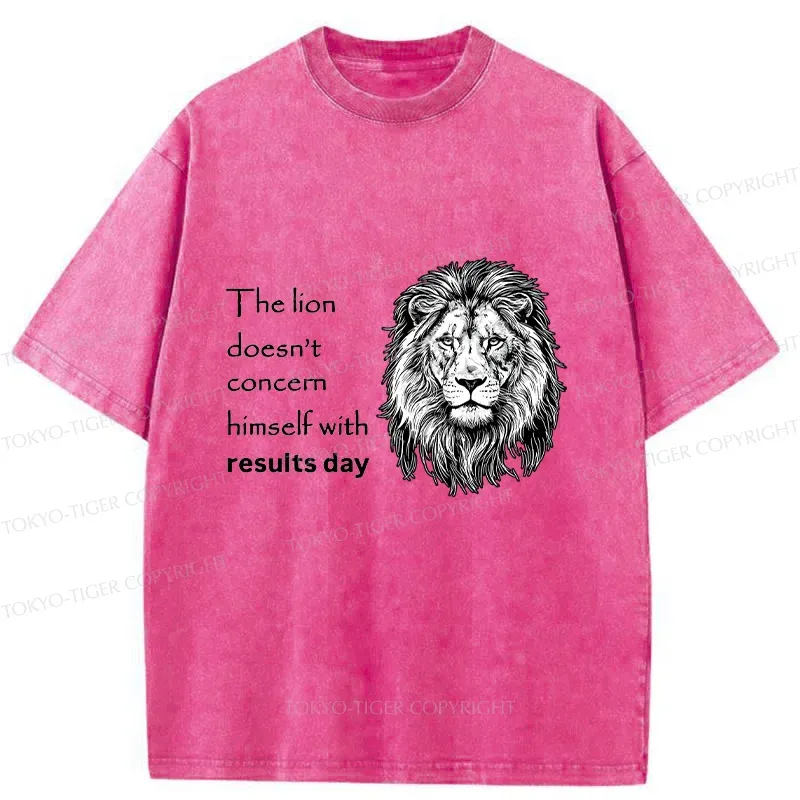 Tokyo-Tiger Fearless Lion Washed T-Shirt