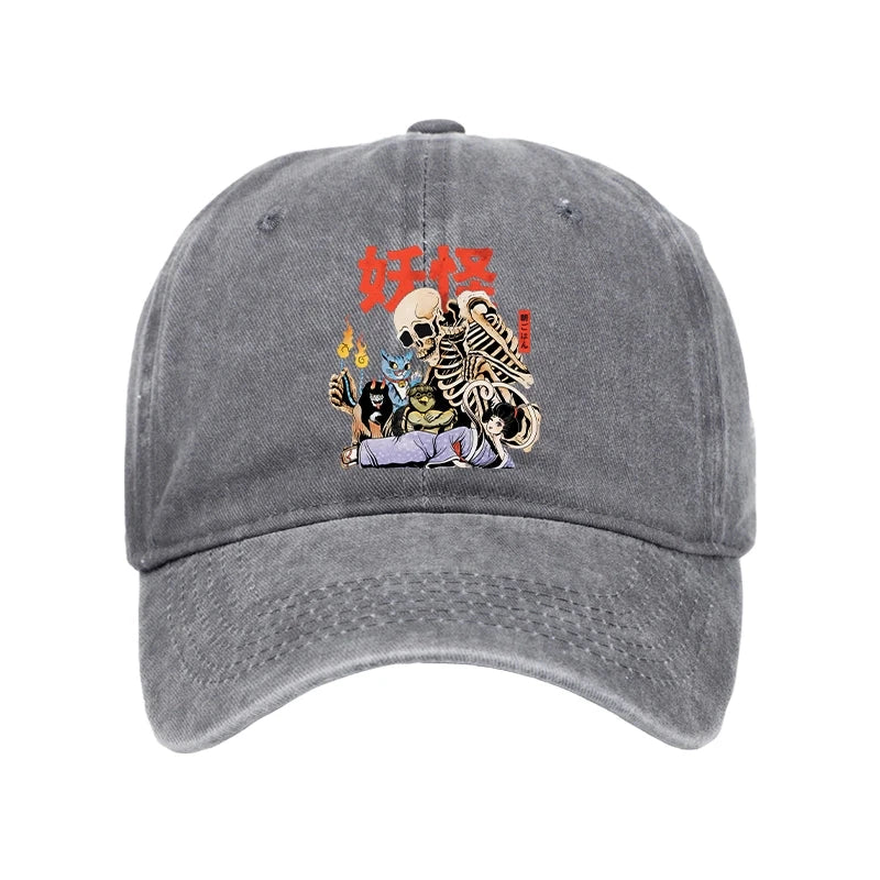 Tokyo-Tiger The Yokai Club Washed Cap