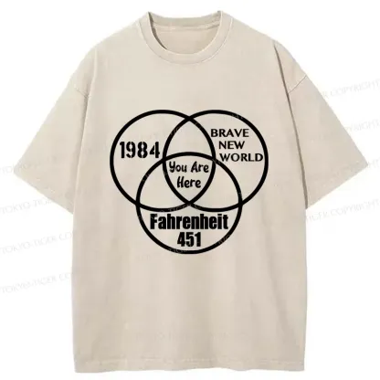 Tokyo-Tiger Multidimensional Thinking And Rebellion Washed T-Shirt