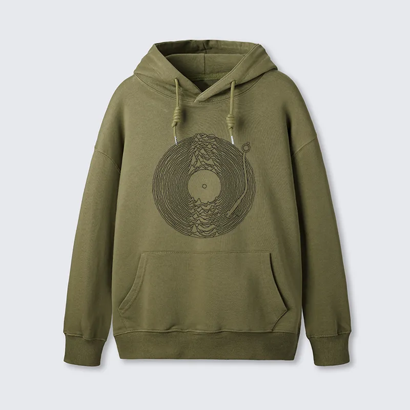 Tokyo-Tiger Record Player Japanese Classic Hoodie