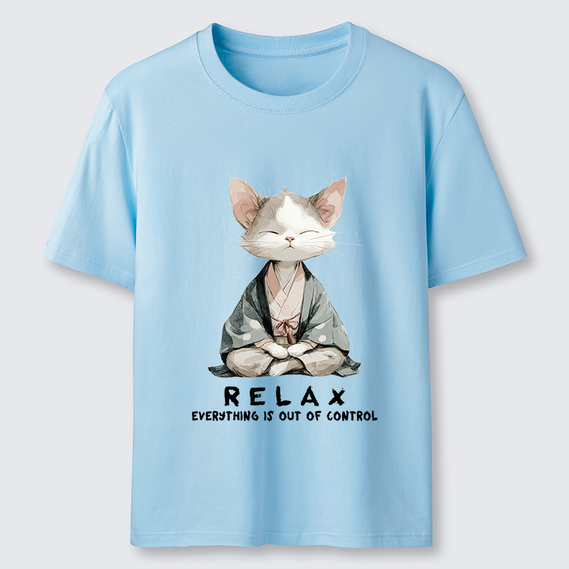 Tokyo-Tiger Zen Cat Relaxation，Everything's Out Of Control Classic T-Shirt