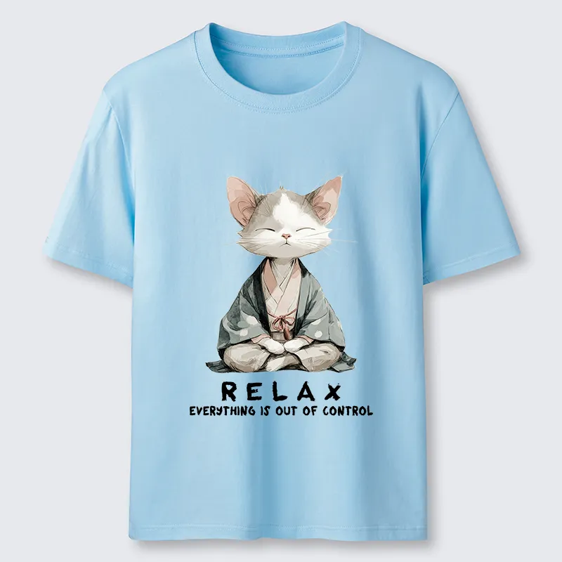 Tokyo-Tiger Zen Cat Relaxation，Everything's Out Of Control Classic T-Shirt