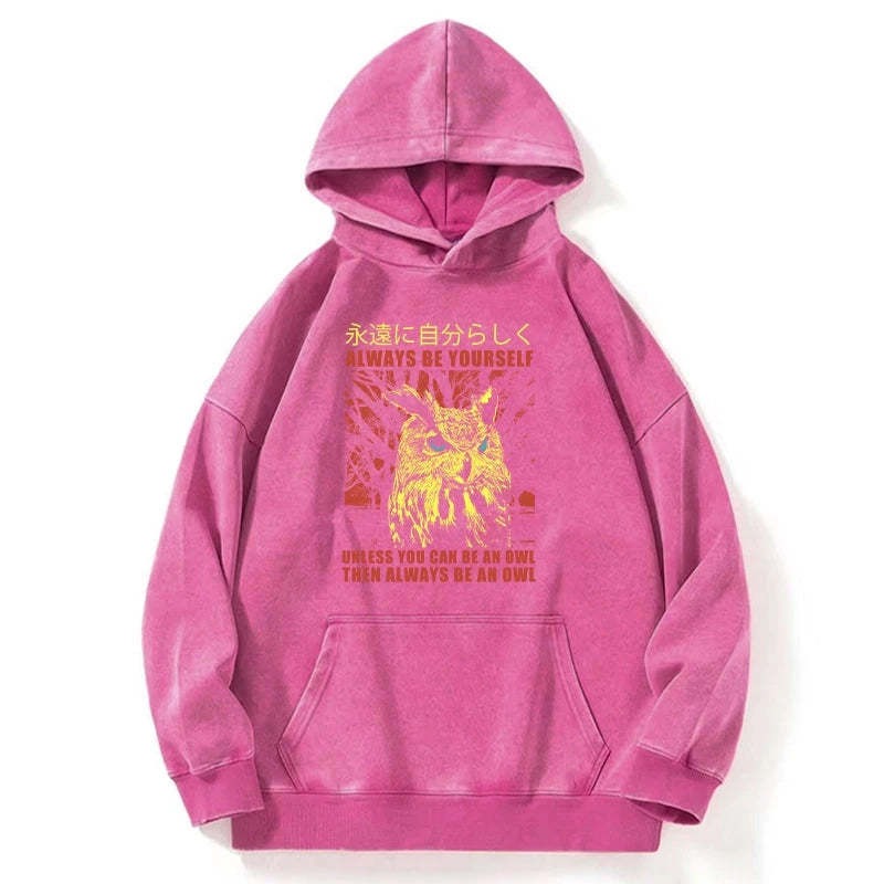 Tokyo-Tiger Always Be Yourself Japanese Washed Hoodie Sale