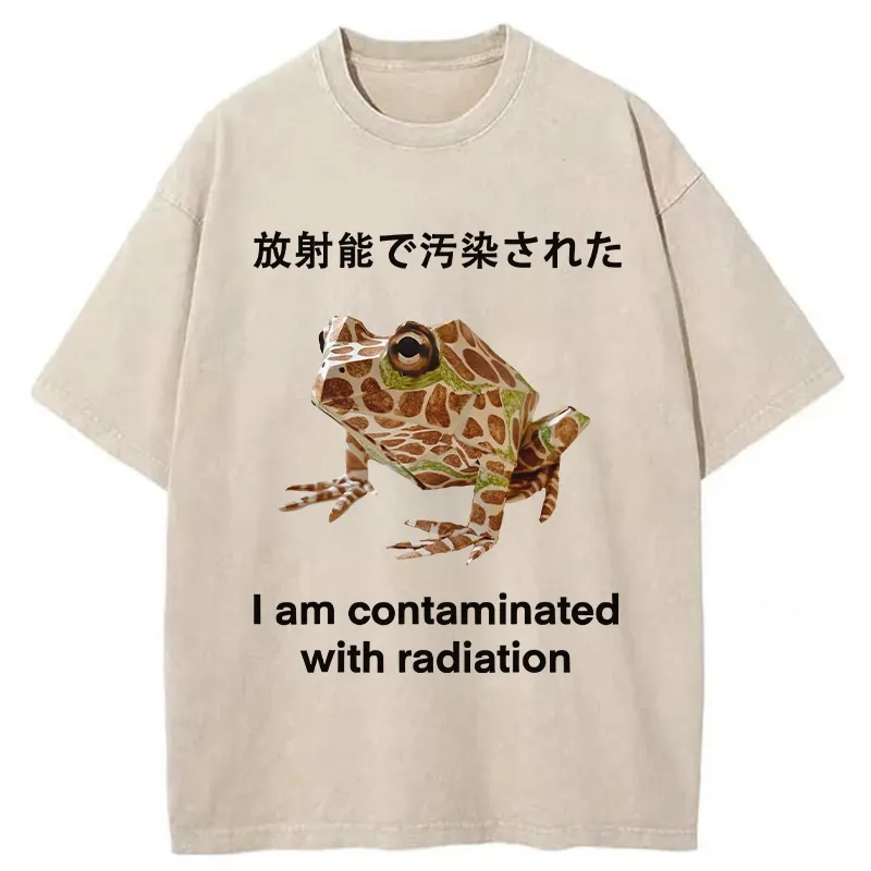 Tokyo-Tiger Frog Contaminated By Radiation Washed T-Shirt