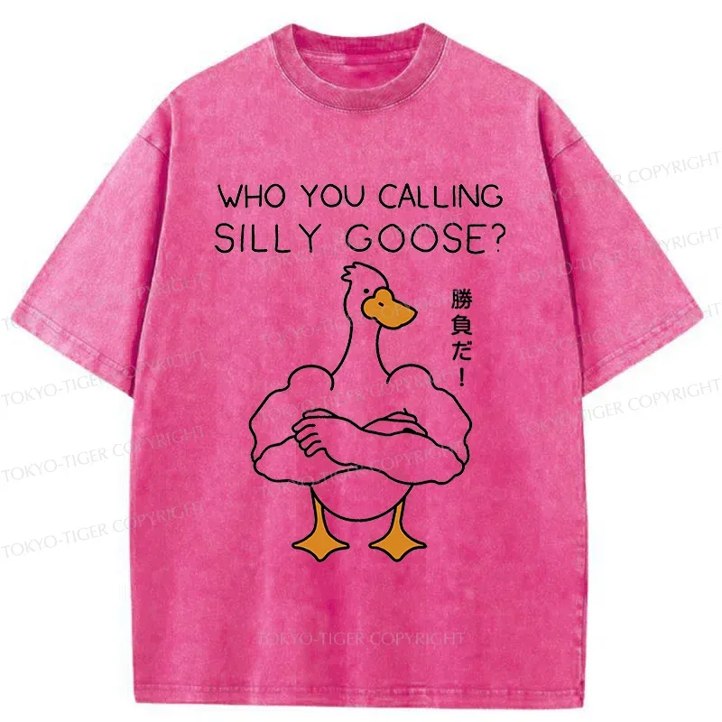 Tokyo-Tiger Duel With The Goose Washed T-Shirt