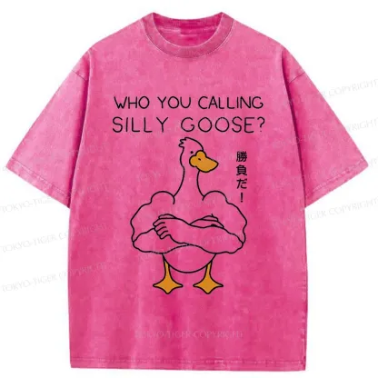 Tokyo-Tiger Duel With The Goose Washed T-Shirt