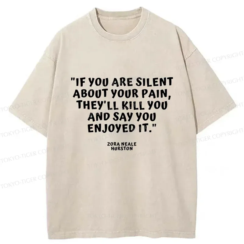 Tokyo-Tiger Overcoming Suffering Washed T-Shirt