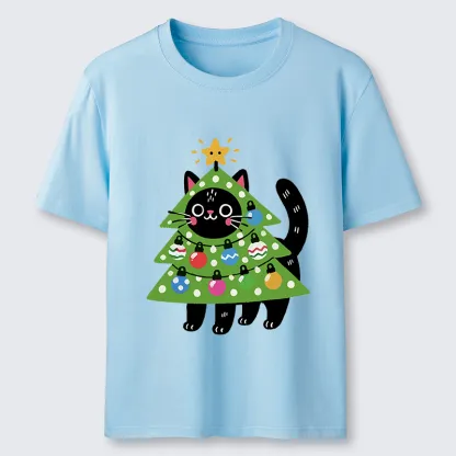 Tokyo-Tiger Christmas Tree Cat Classic T-Shirt