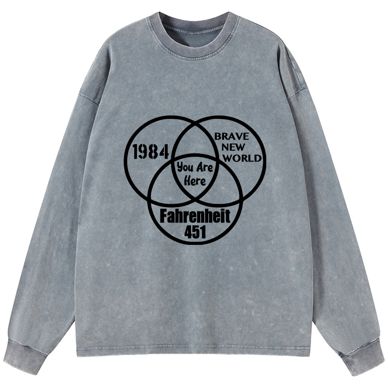 Tokyo-Tiger Multidimensional Thinking And Rebellion Washed Long Sleeve T-Shirt