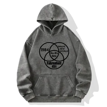 Tokyo-Tiger Multidimensional Thinking And Rebellion Washed Hoodie