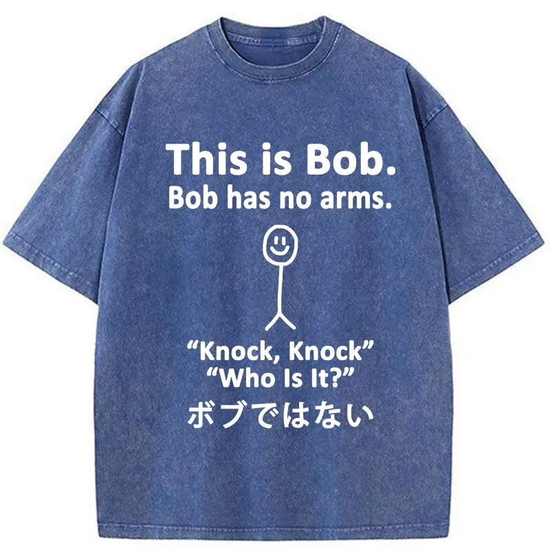 Tokyo-Tiger Who Is Knocking Washed T-Shirt