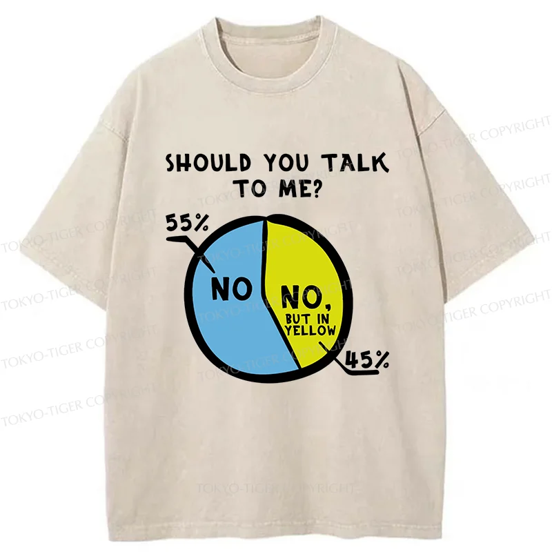 Tokyo-Tiger Refuse To Talk Washed T-Shirt