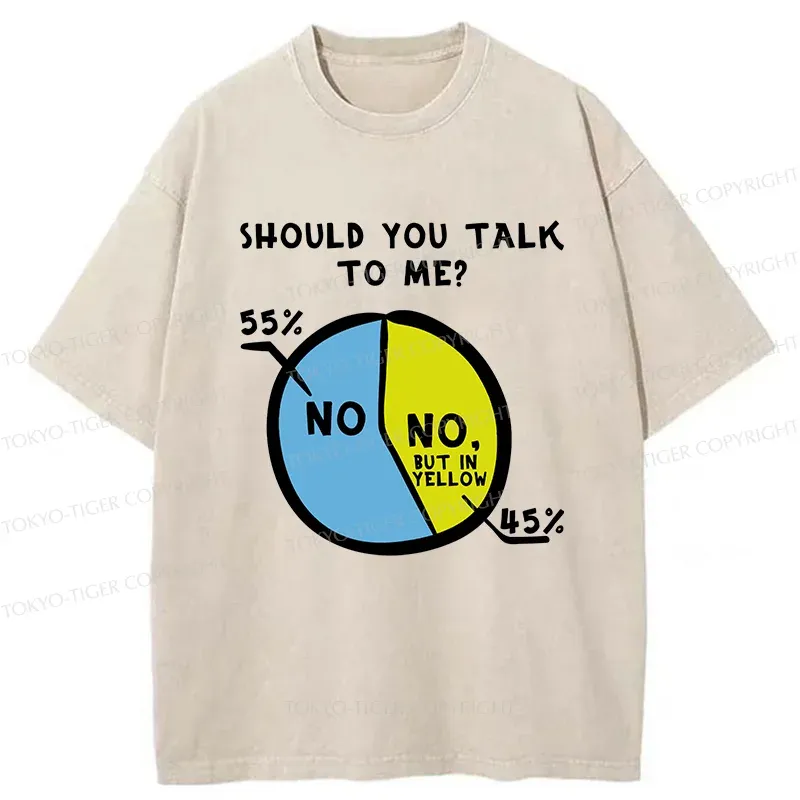 Tokyo-Tiger Refuse To Talk Washed T-Shirt