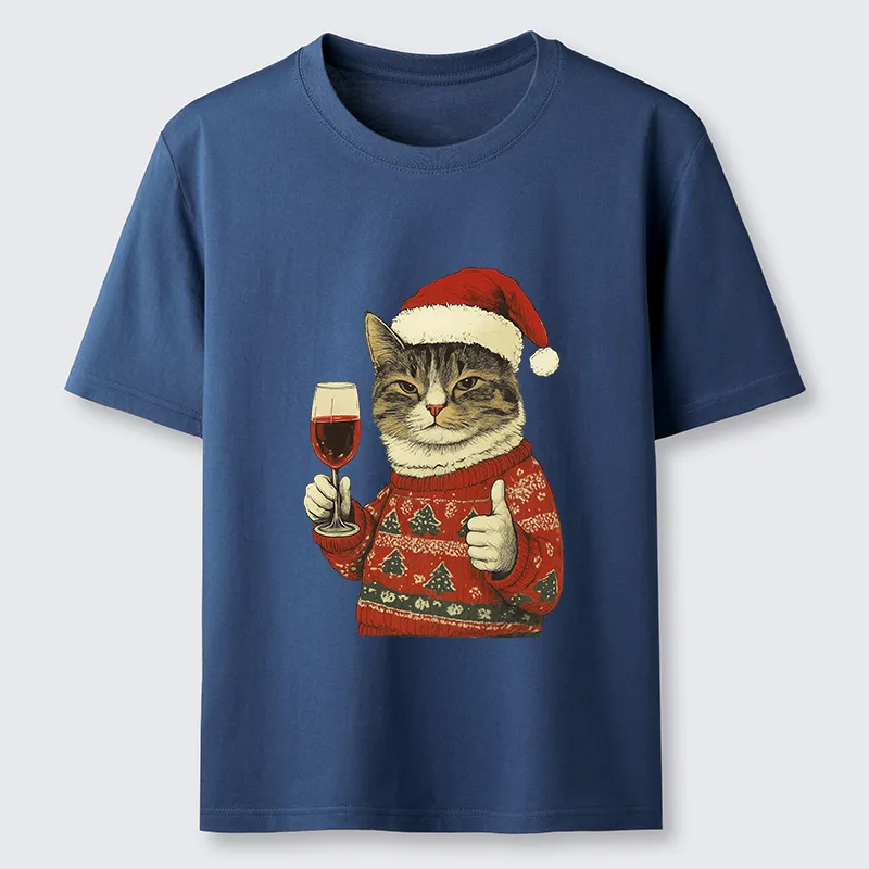Tokyo-Tiger Christmas Cat Likes Classic T-Shirt