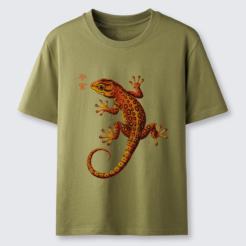 Tokyo-Tiger Retro Gecko Funny Classic T-Shirt