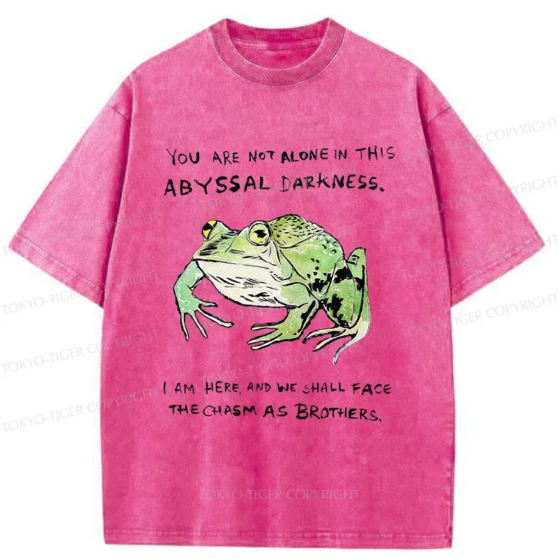 Tokyo-Tiger Support Your Frog Friends Washed T-Shirt