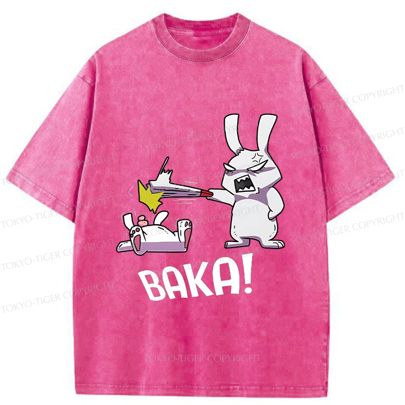 Tokyo-Tiger Stupid Rabbit Washed T-Shirt