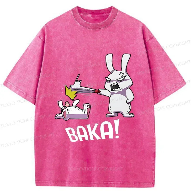 Tokyo-Tiger Stupid Rabbit Washed T-Shirt