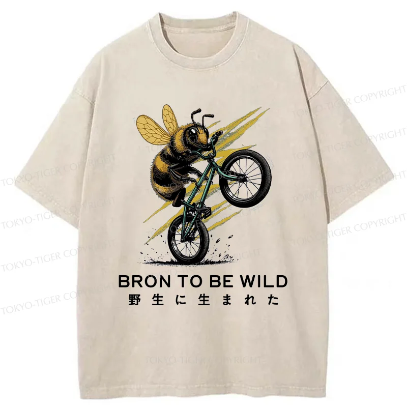 Tokyo-Tiger Wild Bee Washed T-Shirt