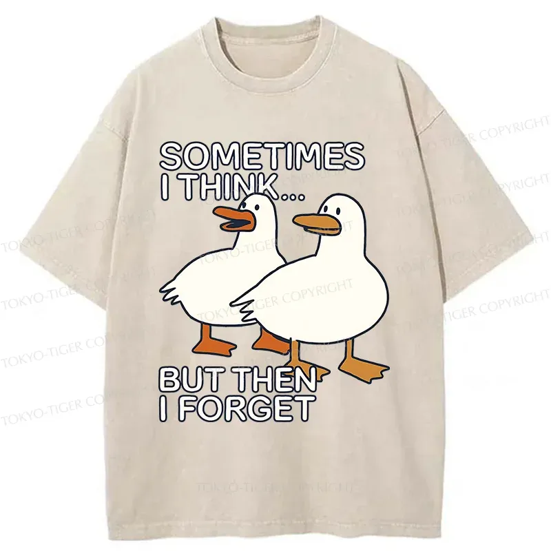 Tokyo-Tiger Funny Goose Washed T-Shirt