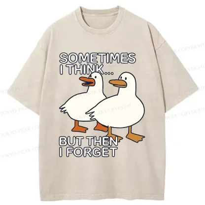 Tokyo-Tiger Funny Goose Washed T-Shirt