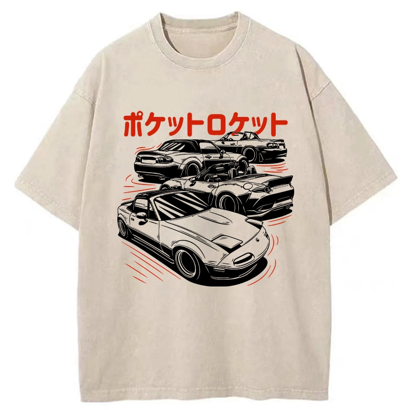 Tokyo-Tiger Pocket Rocket Washed T-Shirt