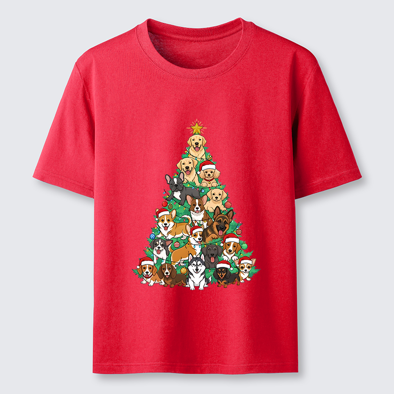 Tokyo-Tiger Christmas Tree Dog Funny Classic T-Shirt