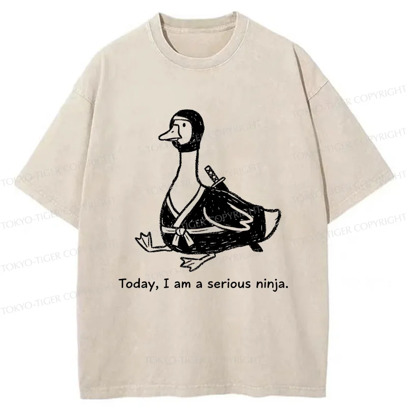 Tokyo-Tiger Ninja Goose Washed T-Shirt