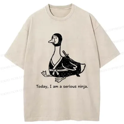 Tokyo-Tiger Ninja Goose Washed T-Shirt