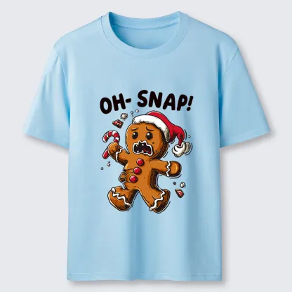 Tokyo-Tiger Oh Snap The Gingerbread Man's Christmas Chaos Classic T-Shirt