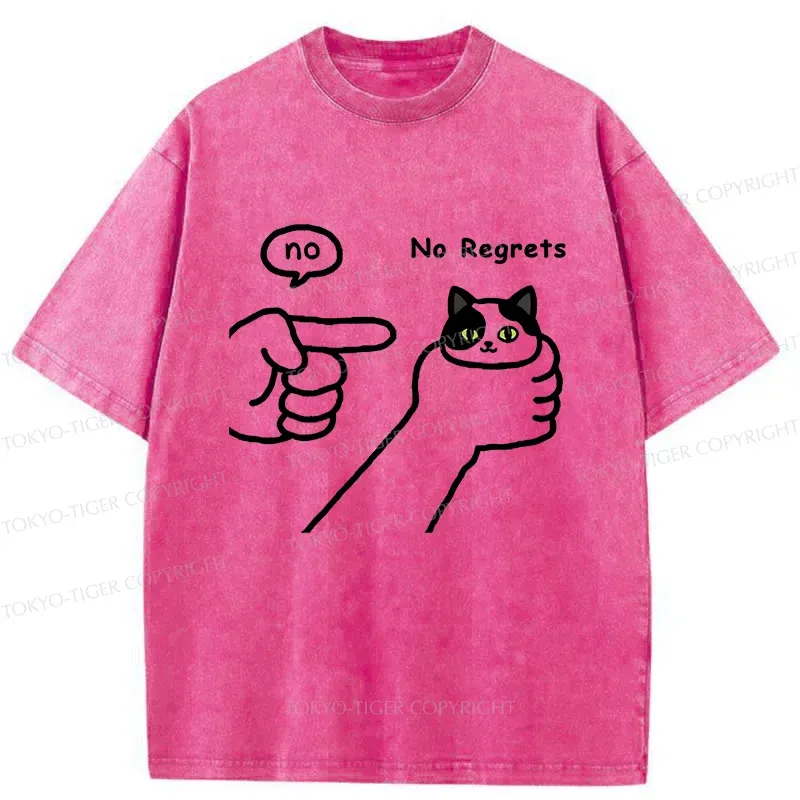 Tokyo-Tiger Criticized Cat Washed T-Shirt