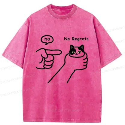 Tokyo-Tiger Criticized Cat Washed T-Shirt