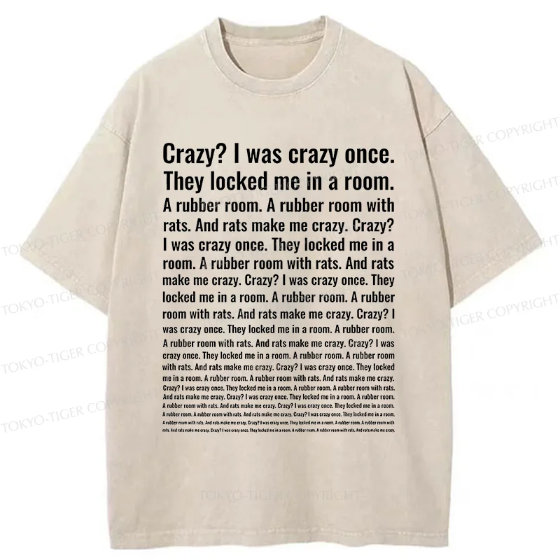 Tokyo-Tiger Copypasta Funny Washed T-Shirt